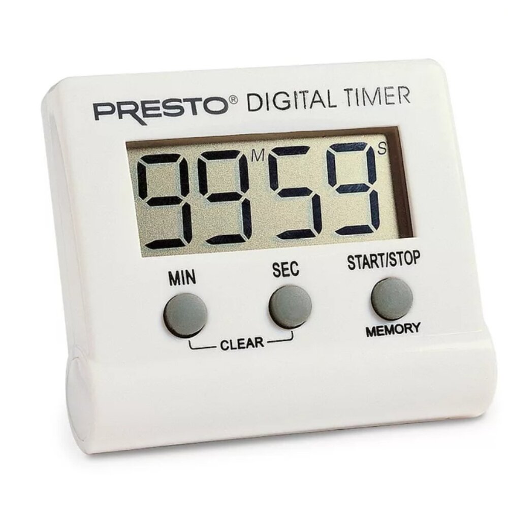 Presto Digital LCD Timer Magnet Kitchen Cooking Battery Electronic Simple Easy - Picture 2 of 7